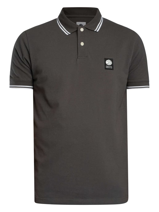 Pretty Green Rayner Polo Shirt, Grey - Image 5