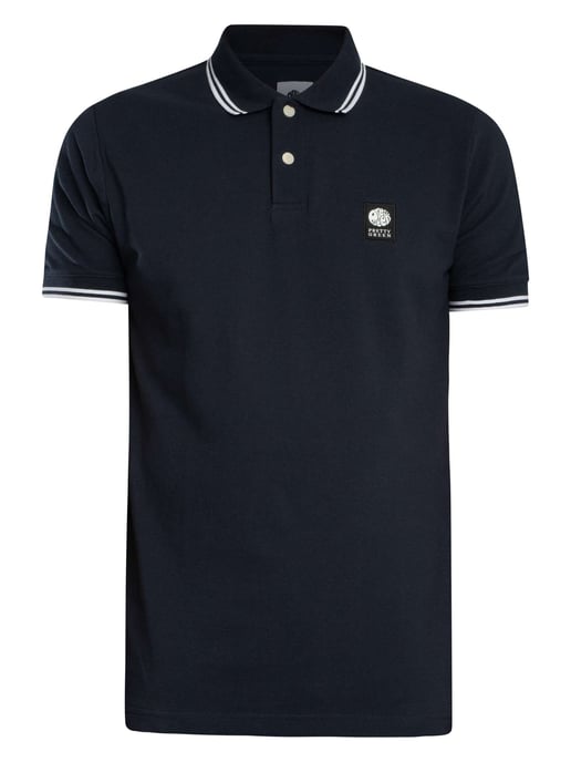 Pretty Green Rayner Polo Shirt, Blue - Image 5