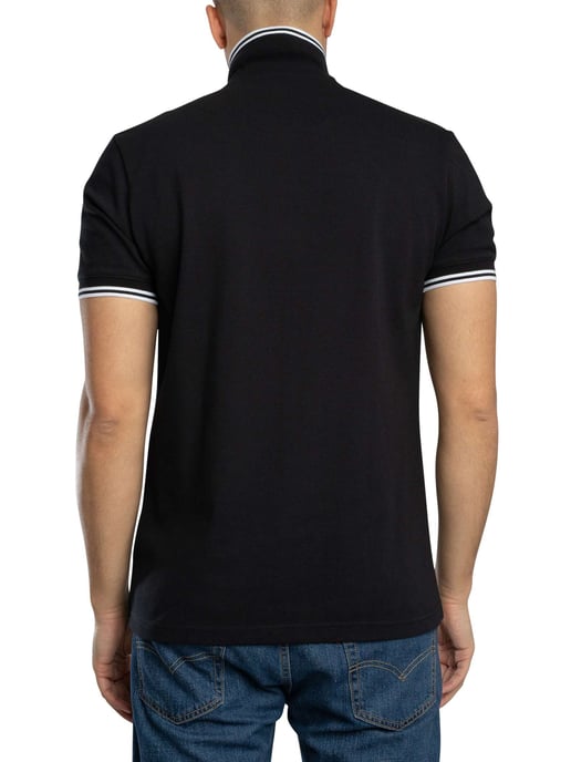 Pretty Green Rayner Polo Shirt, Black - Image 3