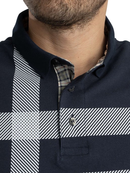 Barbour Blaine Polo Shirt, Blue - Image 5