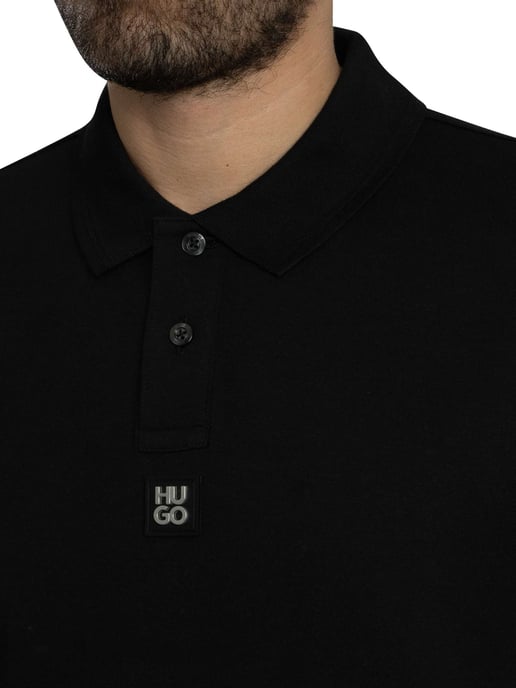 HUGO Deabono Poloshirt, Zwart - Image 4
