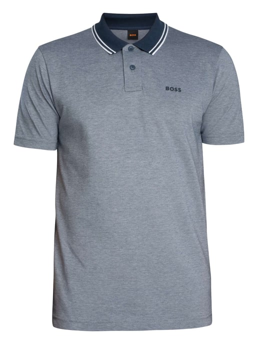 BOSS Peoxford Polo Shirt, Blue - Image 5