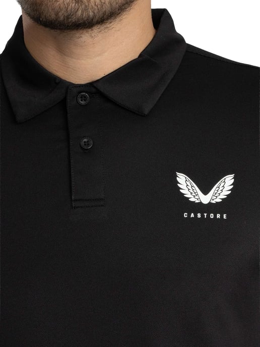 Castore Actief Poloshirt, Zwart - Image 4