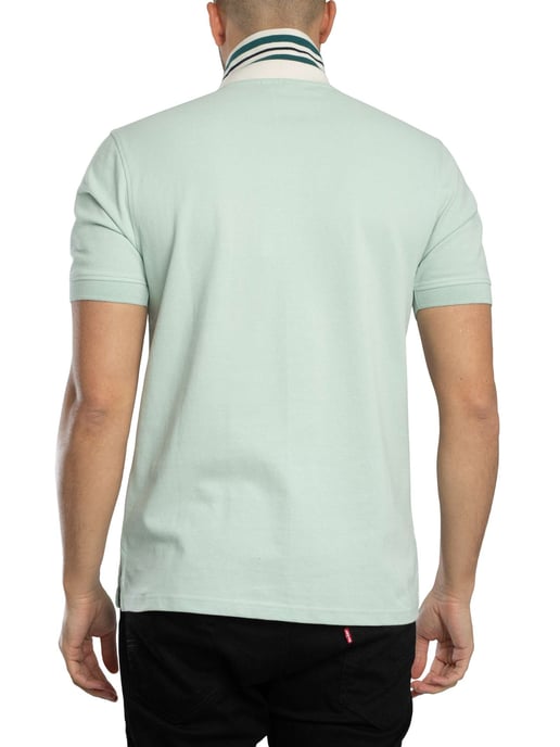 Fila Achille Heritage Tape Basic Polo Shirt, Green - Image 3