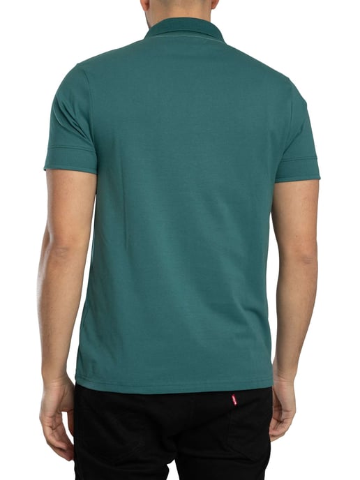 Fila Pierro Cut &Amp; Sew Zip Polo Shirt, Wit - Image 3