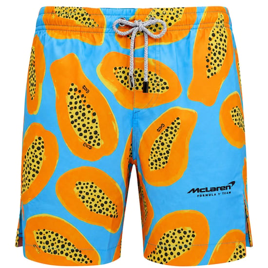 Castore Kenny Flowers x McLaren Formula 1 Team Mens Multicolour Swim Shorts - Image 1