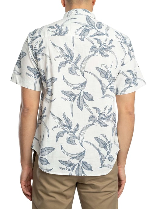 Superdry Vintage Loom Shirt Met Korte Mouwen, Wit - Image 3