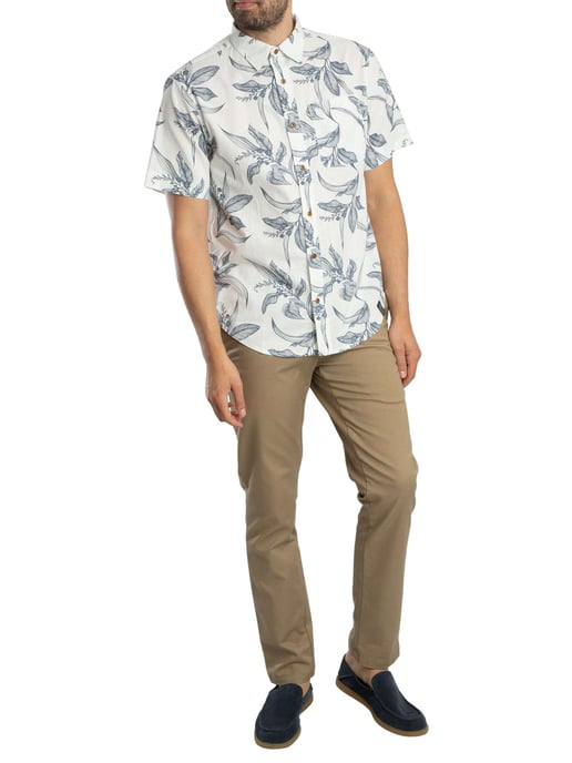 Superdry Vintage Loom Shirt Met Korte Mouwen, Wit - Image 6