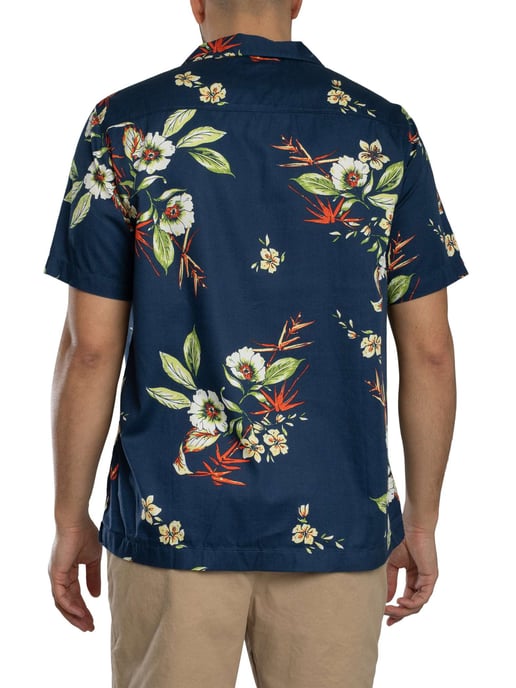 Superdry Hawaiiaans Print Shirt Met Korte Mouwen, Blauw - Image 3