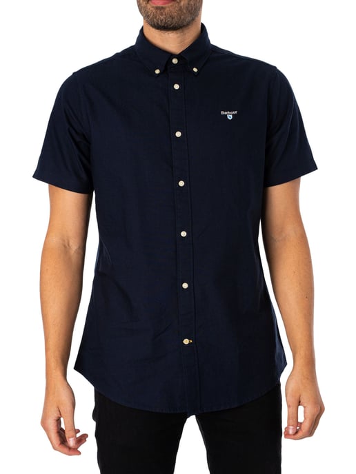 Barbour Op Maat Gemaakt Overhemd Met Korte Mouwen Van Oxtown, Blauw - Image 2