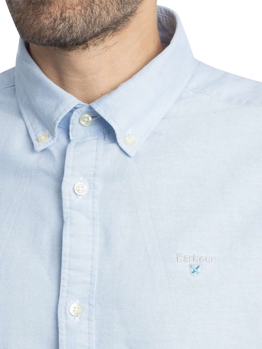 Barbour Oxtown Overhemd Met Korte Mouwen En Op Maat Gemaakt, Blauw - Image 4