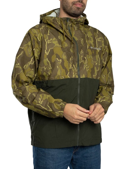 Columbia Spire Valley Novelty Windbreaker Jacket, Green - Image 2