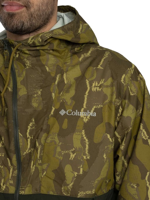 Columbia Spire Valley Novelty Windbreaker Jacket, Green - Image 5