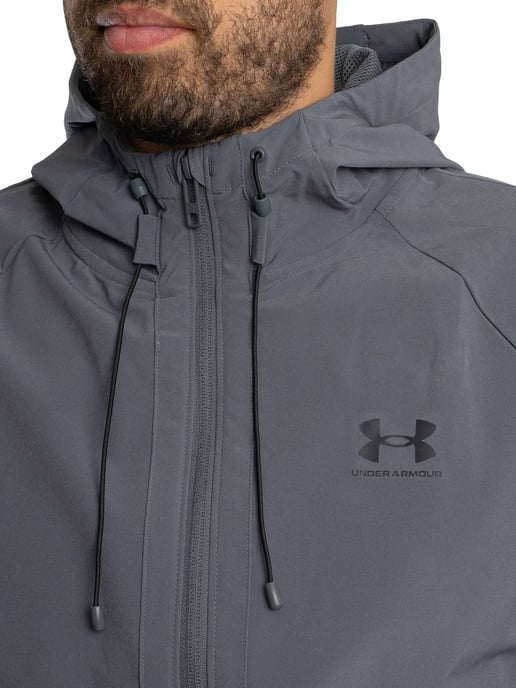Under Armour Vibe Geweven Jas, Grijs - Image 5
