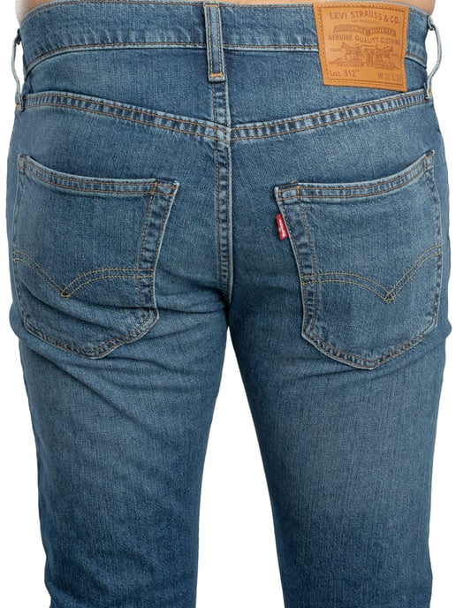 Levi's 512 Slim Taper Jeans, Blue - Image 4