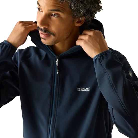 Regatta Mens Arec III Jacket (Navy/Moonlight Denim) - Image 3