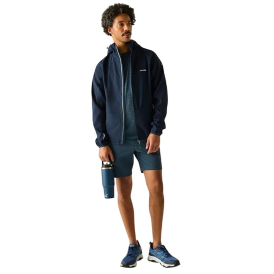 Regatta Mens Arec III Jacket (Navy/Moonlight Denim) - Image 4