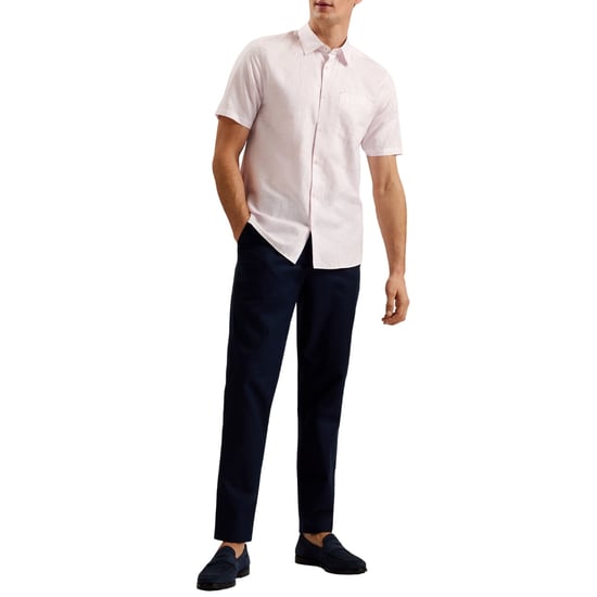 Ted Baker Palomas Pink Linen Shirt - Image 3