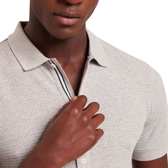 Ted Baker Connyr Grey Regular Button Through Shirt - Image 4