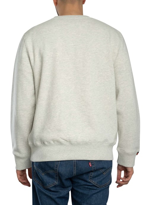 Superdry Essentieel Logo-Sweatshirt, Beige - Image 3