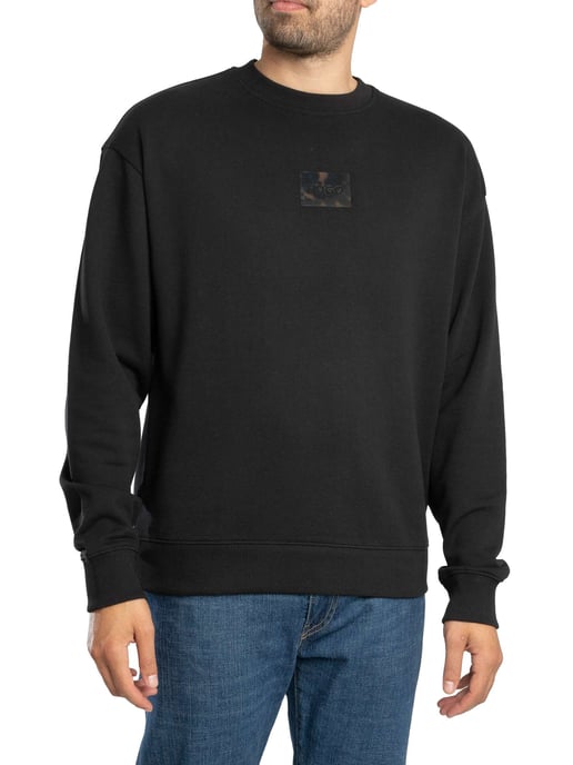 HUGO Daylo Box Logo Sweatshirt, Zwart - Image 1