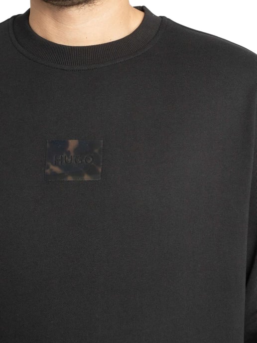 HUGO Daylo Box Logo Sweatshirt, Zwart - Image 4