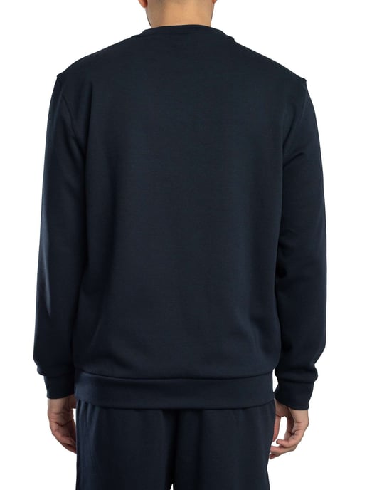 EA7 Sweatshirt Met Logopatch, Blauw - Image 3