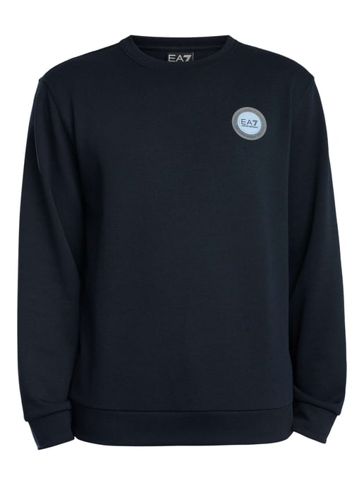 EA7 Sweatshirt Met Logopatch, Blauw - Image 6