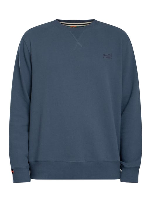 Superdry Essentieel Logo-Sweatshirt, Blauw - Image 5