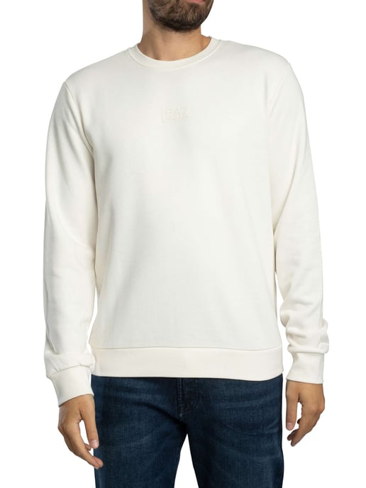 EA7 Sweatshirt Met Logo Op De Achterkant, Beige - Image 2