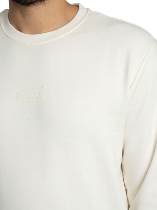 EA7 Sweatshirt Met Logo Op De Achterkant, Beige - Image 4