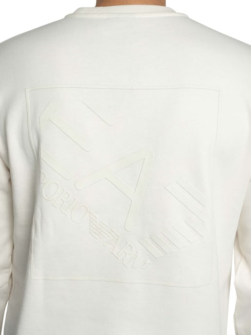EA7 Sweatshirt Met Logo Op De Achterkant, Beige - Image 5