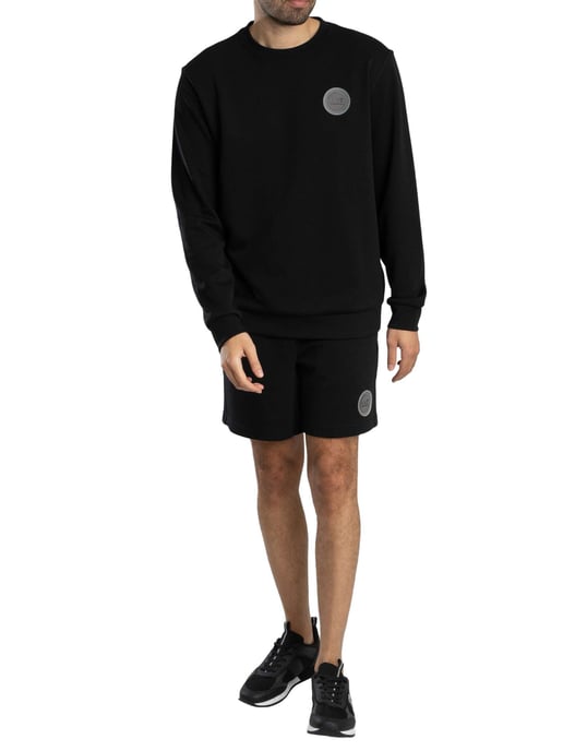 EA7 Sweatshirt Met Logopatch, Zwart - Image 5