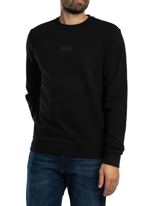 EA7 Sweatshirt Met Logo Op De Achterkant, Zwart - Image 2