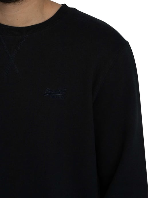 Superdry Essentieel Logo-Sweatshirt, Blauw - Image 4