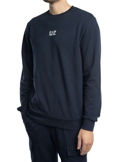 EA7 Normaal Logo-Sweatshirt, Blauw - Image 2