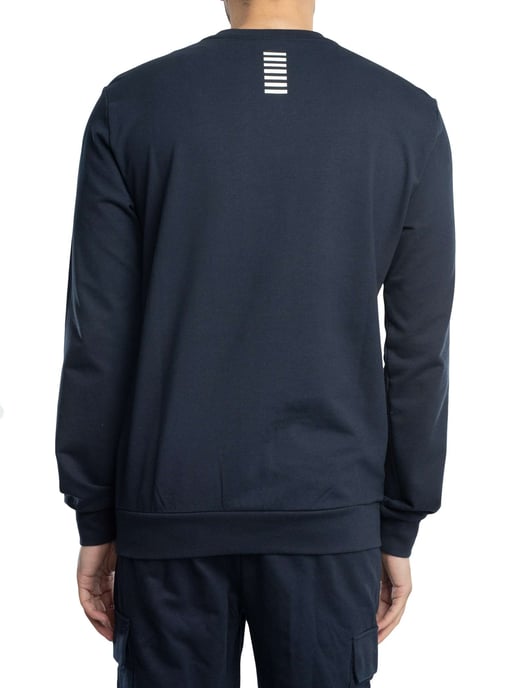 EA7 Normaal Logo-Sweatshirt, Blauw - Image 3