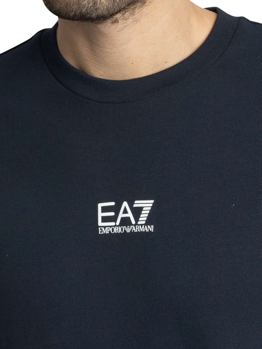 EA7 Normaal Logo-Sweatshirt, Blauw - Image 4