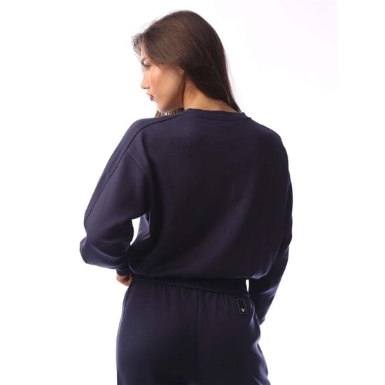 Emporio Armani Womens/Ladies Relaxed Fit Sweatshirt (Blue) - Image 2