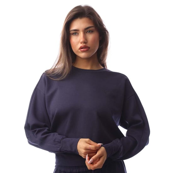 Emporio Armani Womens/Ladies Relaxed Fit Sweatshirt (Blue) - Image 3