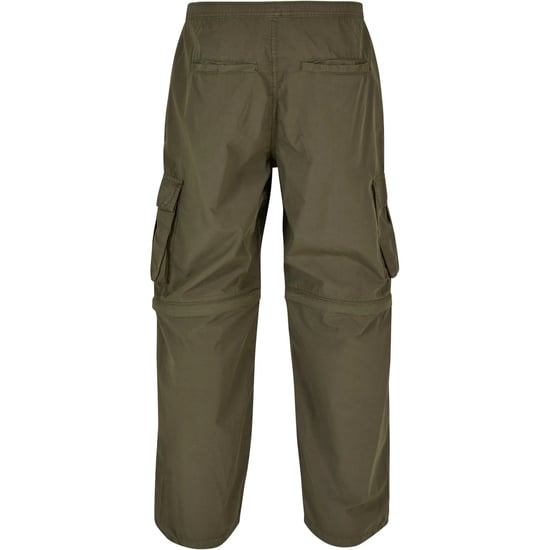 Urban Classics Cargo broek met rits voor heren (Olijf) - Image 2