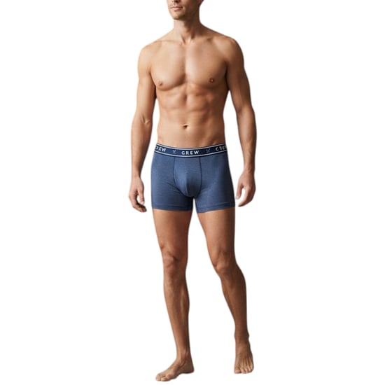 Crew Clothing Men's Boxer Briefs Cotton Stretch 3Pack Jersey Assorted Underwear - Image 3