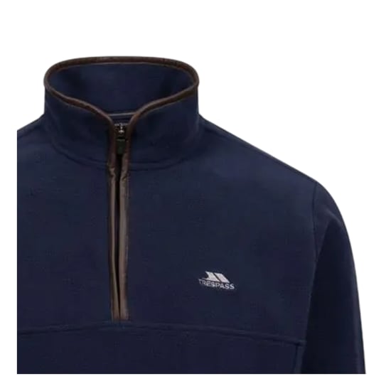 Trespass Mens Huntar Fleece Top (Navy) - Image 3