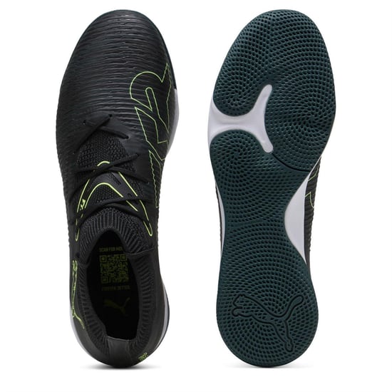Puma Mens Future 8 Match Flat Indoor Football Shoes (Puma Black) - Image 3