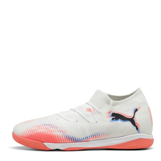 Puma Mens Future 8 Match Flat Indoor Football Shoes (Puma White) - Image 2