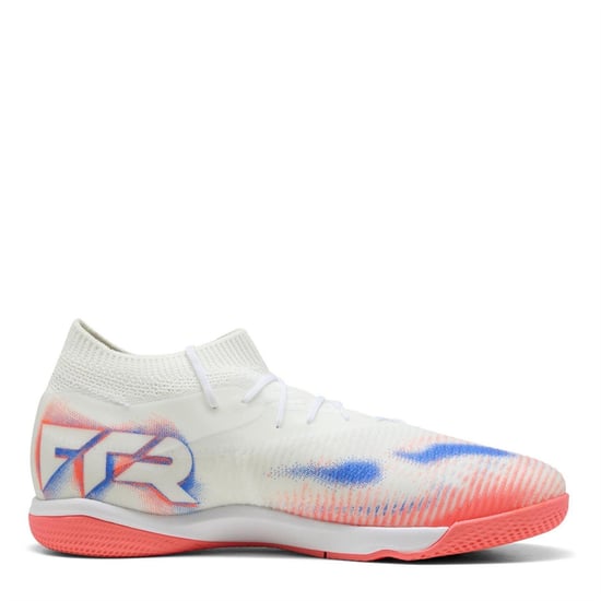 Puma Mens Future 8 Match Flat Indoor Football Shoes (Puma White) - Image 4