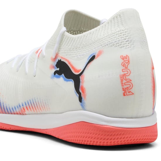 Puma Mens Future 8 Match Flat Indoor Football Shoes (Puma White) - Image 5