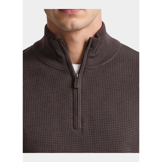 R2 Amsterdam Pullover heren structured half zip 134.zip.001/042 - Image 4