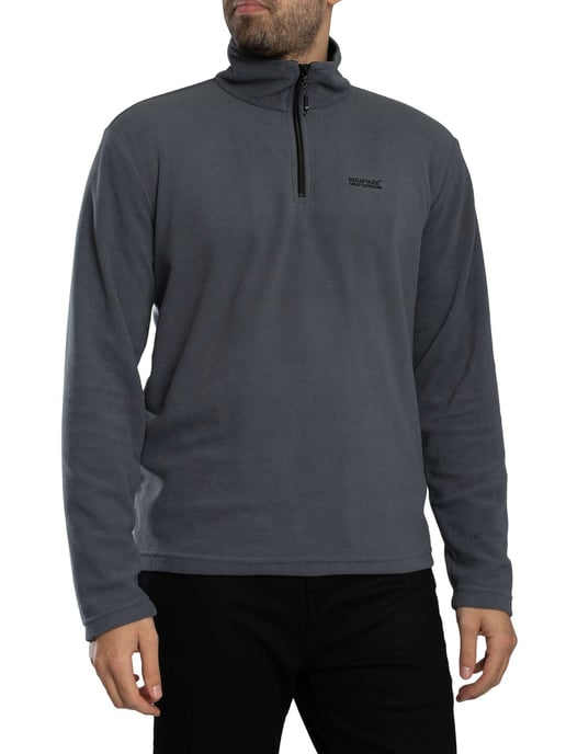 Regatta Thompson Fleece Sweatshirt Met Rits, Grijs - Image 1