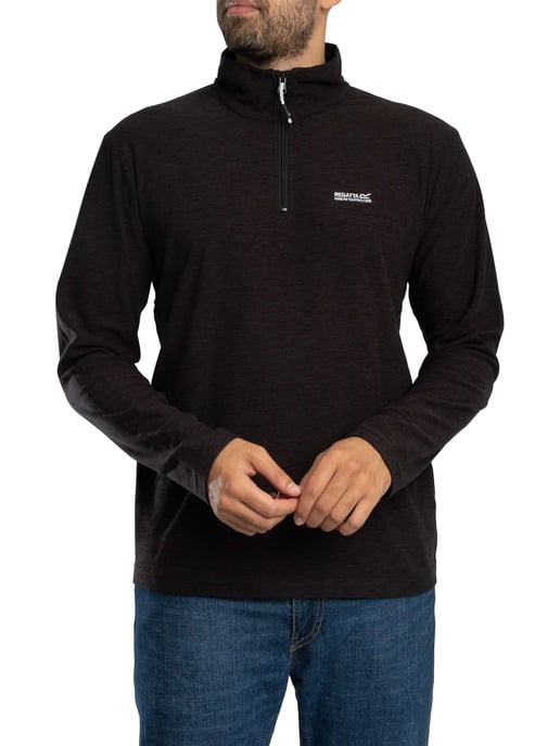 Regatta Thompson Marl Half Zip Fleece, Grey - Image 2